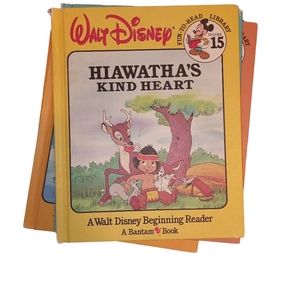 Walt Disney 1980s #15 Hiawatha's Kind Heart Beginning Reader A Bantum Book